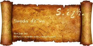 Sveda Éva névjegykártya